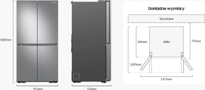 Frigorifer Samsung RF65A967ESR/EO, 397 l, 250 l, 182.5 cm