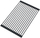 Tabaka kulluese Pyramis Folding Steel Mat Black Edition, çelik inox, e palosshme, e zezë