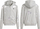 Bluzë me kapuç për kalamaj Adidas Biuv Zip Hoodie Jr IS3755, pambuk poliester, me zinxhir, gri