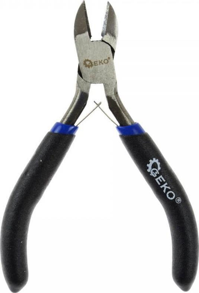 Pinca prerëse anësore Geko G00832, 115mm, doreza ergonomike, e zezë