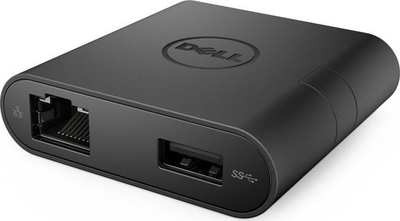 Adapter Dell DA200, USB C, HDMI VGA Ethernet USB 3.0, i zi
