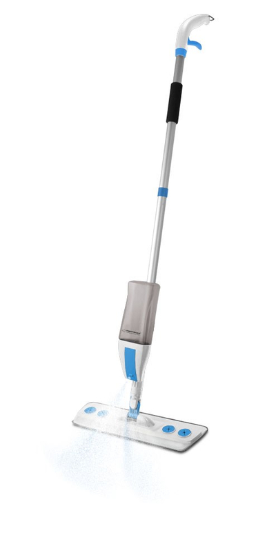 Mop me spruco Esperanza Perfect Clean EHS003, rezervuar 600ml, mikrofibër, gri