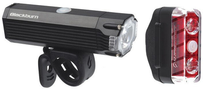 Set drita biçiklete Blackburn Dayblazer 1000 Front dhe 65 Rear, LED, i zi