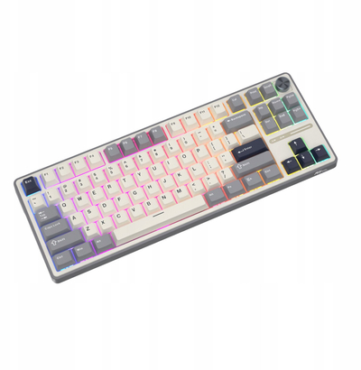 Tastierë mekanike RK Royal Kludge RK R87Pro, 88 taste, RGB, me kabllo, me keycaps PBT, e zezë