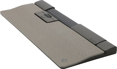 Maus ergonomik Contour Design SliderMouse Pro me kabllo, me mbajtëse të zgjatur për kyçin, ngjyrë gri e hapur