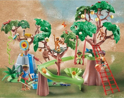 Set lodrash Playmobil Wiltopia Tropical Jungle Playground 71142, 138 pjesë, për kalamaj 4+, shumëngjyrësh
