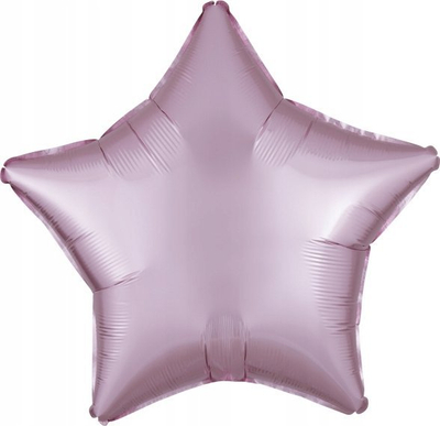 Balonë ylli Silk Lustre Star, rozë