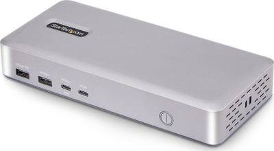 Docking station StarTech.com USB4, dy ekrane 4K 120Hz ose 8K 60Hz, HDMI, 100W, i zi