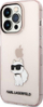 Mbrojtëse telefoni Karl Lagerfeld KLHCP14LHNCHTCP, për iPhone 14 Pro, hardcase, rozë