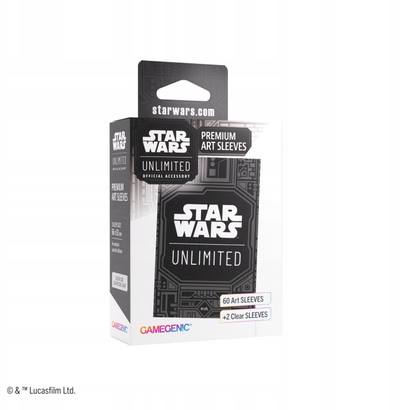 Mbrojtëse kartash Gamegenic Star Wars Unlimited Premium Art Set 5, 50 copë, dizajn Unlimited Pattern, shumëngjyrëshe