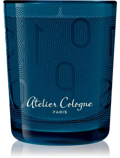 Миризливo свеќе Ателје Кологн Фигије Андалу, 180g, стаклен сад, темно сина