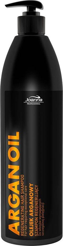 Shampo flokësh Joanna Professional Argan Oil, rigjeneruese, 1L, e zezë