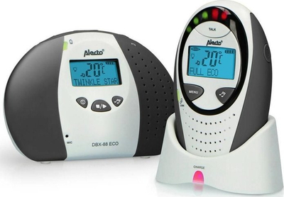 Monitor bebi Alecto DBX-88 Eco Limited, DECT, Eco mode, gri