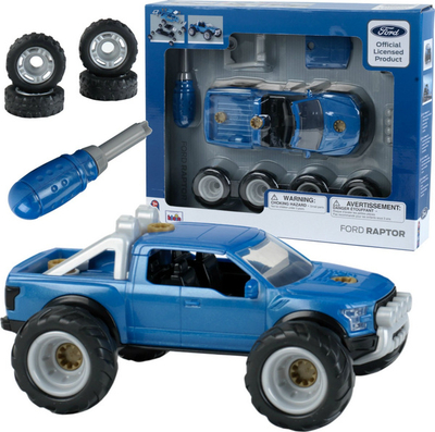 Lodër makinë Klein Ford F-150 Raptor 3në1, e kaltër