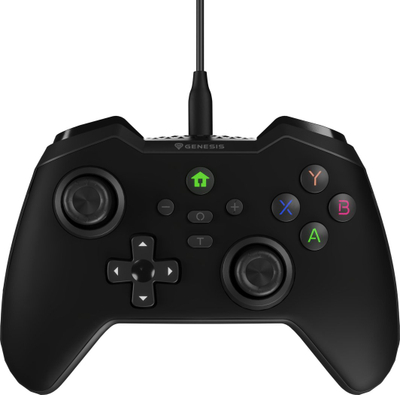 Set timon gaming me pedale dhe gamepad Genesis Seaborg 400, me kabllo, PC dhe konzola, i zi e blu