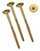 Vida strukturore për dru Koelner, 8x240 mm, set 50 copë, ngjyrë ari