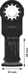 Teh multifunksional Bosch PRO AIZ 32 APB, 10 mm, Bi-Metal, i zi