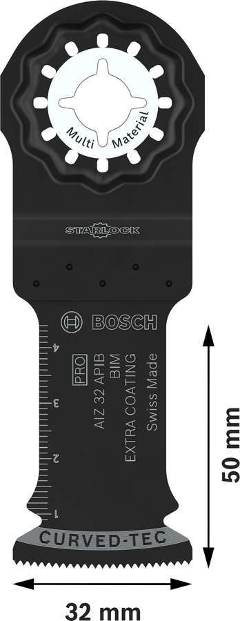 Teh multifunksional Bosch PRO AIZ 32 APB, 10 mm, Bi-Metal, i zi