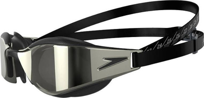 Syze noti Speedo Fastskin Hyper Elite Mirror, lente pasqyrë Fire Gold, të zeza