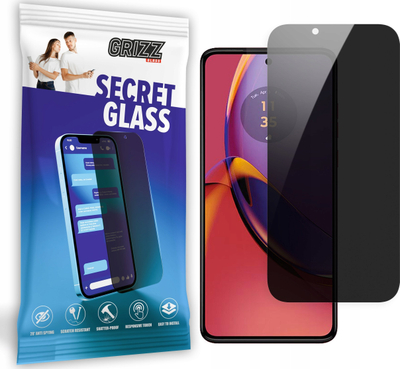 Mbrojtës ekrani GrizzGlass Matte SecretGlass për Motorola Moto G84 5G, efekt privatësie, xham qeramik, transparent