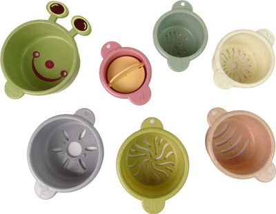 Сет едукативни играчки за бања Leantoys, 7 парчиња, повеќебоен