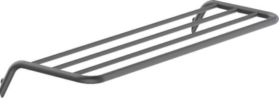 Raft muri Deante Silia Ribbed, bronz rezistent ndaj lagështisë, përfundim titanium grafit çelik
