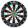 Dërrasë dart Harrows Quadro 240 Shield, për lojë profesionale, me unazë quadruple