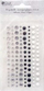 Stickers dekorativë Dalprint Glam Rock, kristale dhe perla ngjitëse, set 120 copë, shumëngjyrëshe