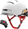 Helmetë urbane Livall BH51M NSO, Bluetooth JBL me LED dhe SOS, madhësia M, gri e hapur