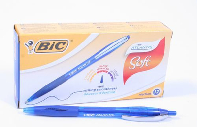Set stilolapsa Bic ATLANTIS 902132, 12 copë, të kaltra