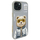 Mbrojtëse telefoni Philips Nimmy Cool&Cute Bear për iPhone 15 6.1", gri