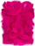 Pupla dekorative Dark Feathers, 5-12 cm, 10 g, rozë e errët