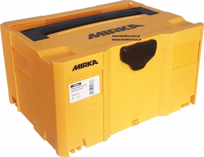 Kuti veglash Mirka Yellow Case, 400x300x210mm, plastike, e verdhë