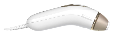 Epilator IPL Braun Silk Expert Pro 5 PL5356, për trup dhe fytyrë, i bardhë ari