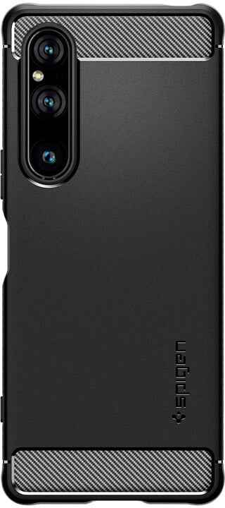 Mbrojtëse Spigen Rugged Armor për Sony Xperia 1 V, e zezë