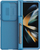 Kllëf telefoni Nillkin CamShield Pro për Samsung Galaxy Z Fold4, me kapak kamere që rrëshqet, me këmbë mbajtëse, blu