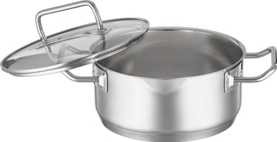 Tenxhere Roesle Expertiso, 20 cm, çelik inox, me kapak xhami