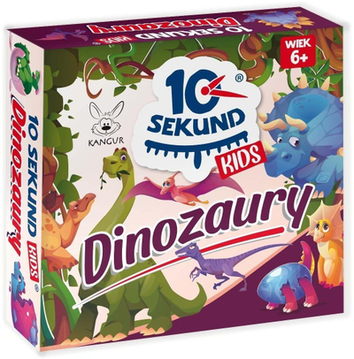 Loja me shoqni Kangur 10 Seconds Kids Dinosaurs, për kalamaj 6+, shumëngjyrëshe