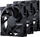Ventilatorë PC Phanteks M25 Gen2 140mm, paketë treshe, PWM, të zinj