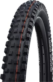 Gomë biçiklete Schwalbe Magic Mary, 27.5", Super Gravity Addix Soft, 2.4", e zezë