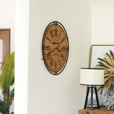 Ѕиден часовник Atmosphera Wall Clock Colonial, 58 cm, беж