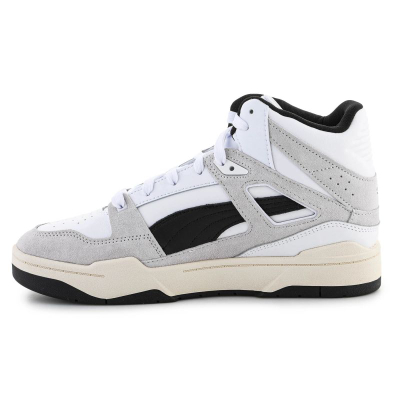Патики Puma Slipstream Hi Heritage, кожа, гумен ѓон, бели