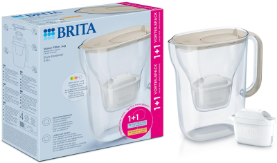 Shishe filtruese uji BRITA Style 2.4L, 2 filtra Maxtra Pro, transparente