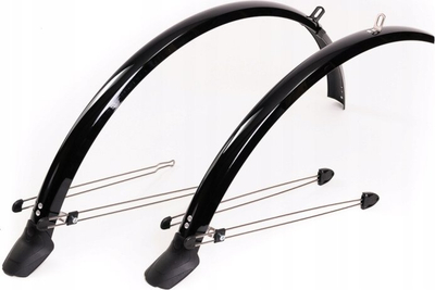 Set mbrojtëse biçiklete SKS Commuter, 28", 45 mm, i zi