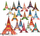 Set origami Ludattica Easy Origami Rockets, 18 raketa letre, 6+