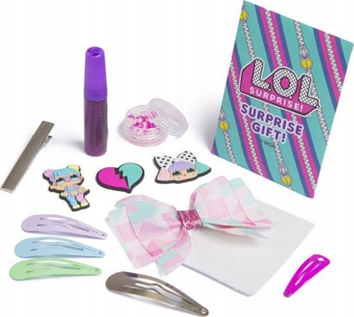 Set aksesorësh flokësh LOL Surprise Hair Accessory Design Set, kreativ, plot ngjyra