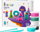 Set plasteline Hey Clay Monsters, 15 kanaçe, thahet në ajër, shumëngjyrësh
