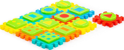 Puzzle edukativ Polesie 91420, 24 copë, forma gjeometrike, shumëngjyrëshe