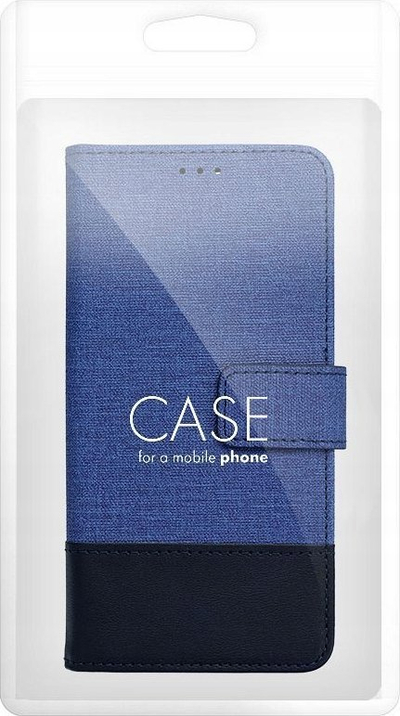 Kapak libri Gomma për iPhone 16 Pro, mbrojtës, blu