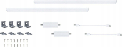 Ndriçues nën dollap Paulmann Inline, set zgjatues 2 copë, 35 cm, LED 830, i bardhë